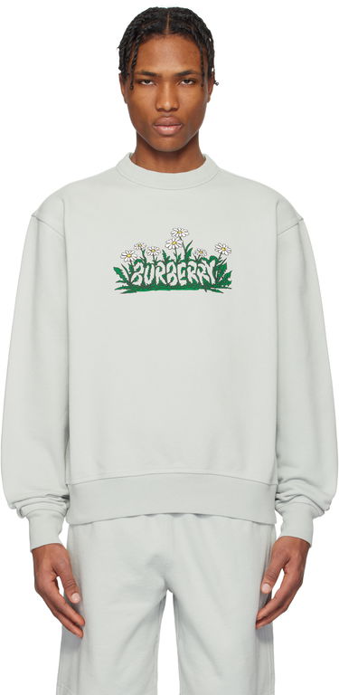 Sveter Burberry Burberry Daisy Logo Sweatshirt Zelené | 8102437, 0