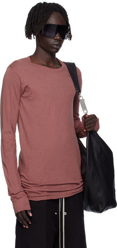 Tričko Rick Owens Rick Owens Concordians Basic Long Sleeve T-Shirt Čierna | RU02E1252 UC, 4
