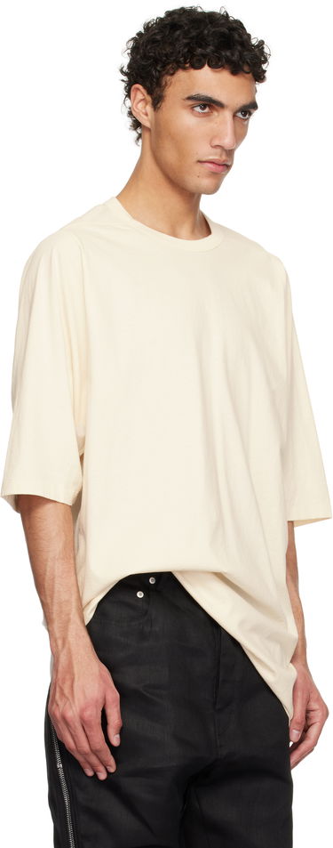 Tričko Rick Owens Rick Owens Hollywood Jumbo Short Sleeve T-Shirt Béžová | RU01E5274 JNC, 1