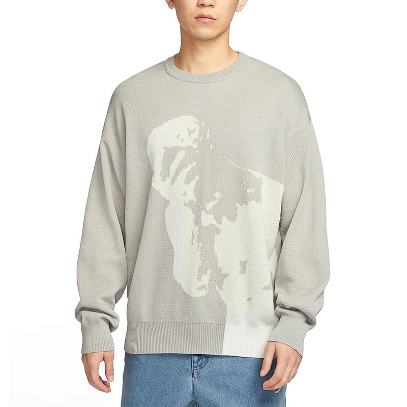 Sveter Nike SB Skateboarding Graphic Print Sweater Šedá | FN2574-072