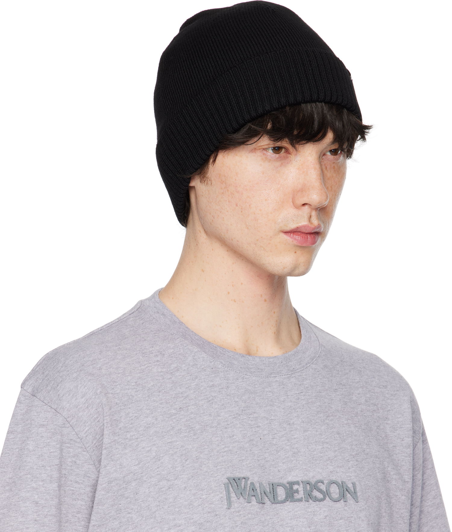 Kulicha JW Anderson JW Anderson Knitted Beanie Čierna | KW1370-YN0008, 1