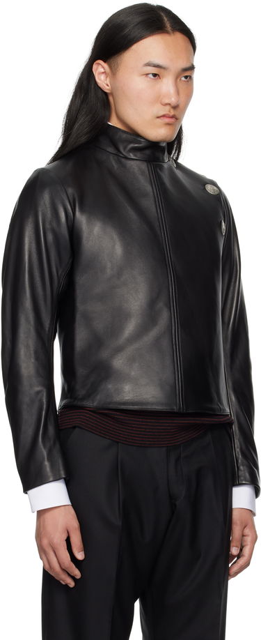 Bunda Enfants Riches Déprimés Enfants Riches Déprimés Leather Fencing Jacket Čierna | 040-246, 1