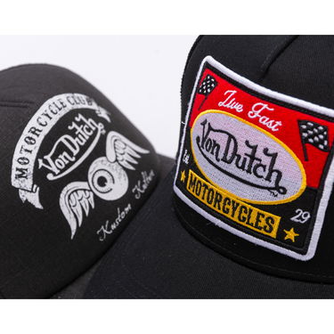 Šiltovka Von Dutch Von Dutch Live Fast Trucker Cap Čierna | VD/0/CAS1/BLACKY1B, 5