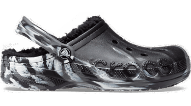 Tenisky a topánky Crocs Baya Lined Marbled Clogs Čierna | 208333-0C4, 0