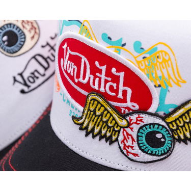 Šiltovka Von Dutch Von Dutch Trucker Patches Cap Červená | VD/0/CAS1/PAT/RED, 5