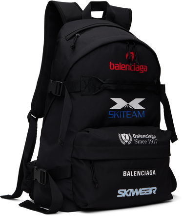 Batoh Balenciaga Ski Team Backpack Čierna | 770882-2ABEN-1000, 1