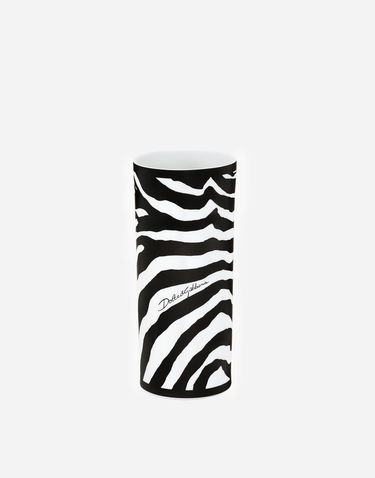 Home decor Dolce & Gabbana Dolce & Gabbana Cylindrical Porcelain Vase Onesize Rôznofarebný | TCC196TCAMXUZ003, 1