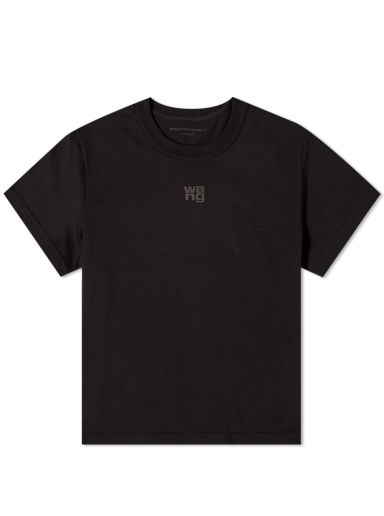 Tričko Alexander Wang Essential Shrunken Tee Čierna | 4CC3221358-001