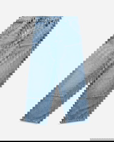 Džínsy Carhartt WIP OG Double Knee Pants Burst Washed Modrá | I035797 01UR, 0