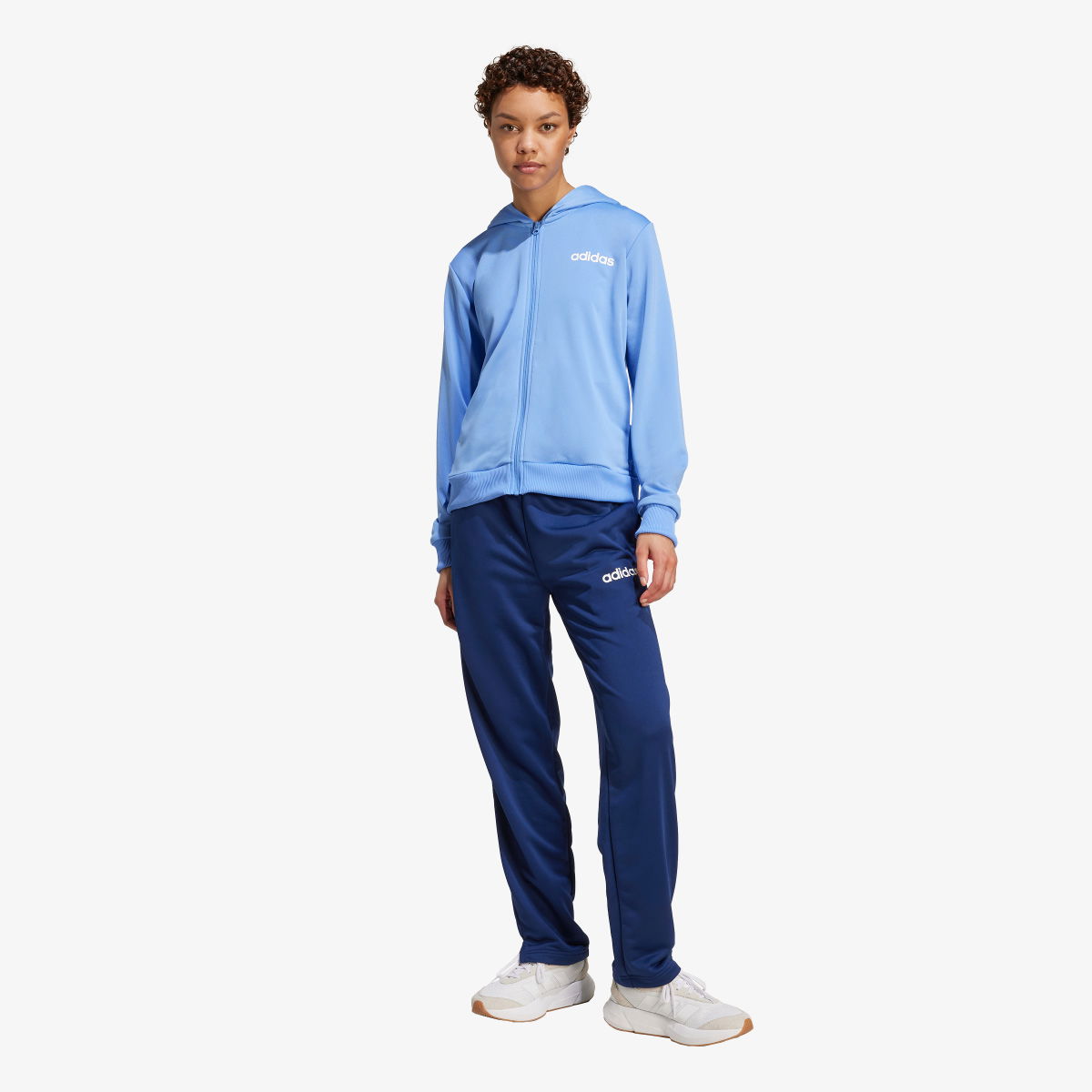 Súprava adidas Performance Essentials Linear Track Suit Modrá | JX0521, 1