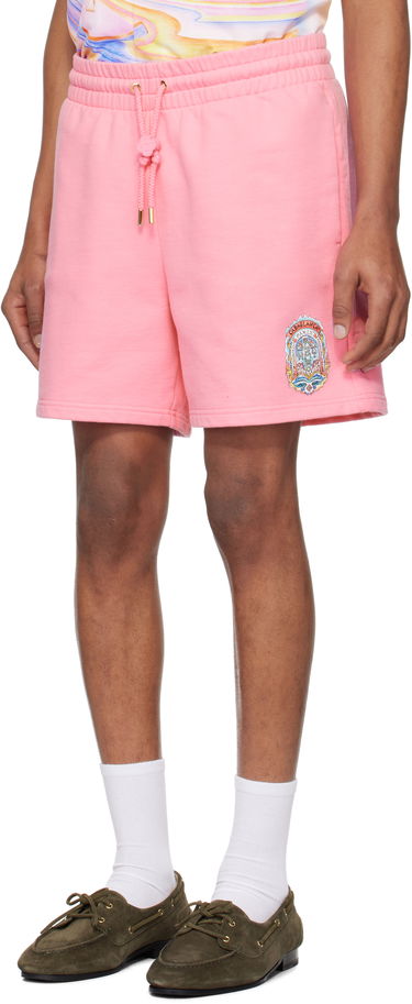 Šortky Casablanca Casablanca Casa Way Skate Sweatshorts Ružová | MS25-JTR-003-01, 3