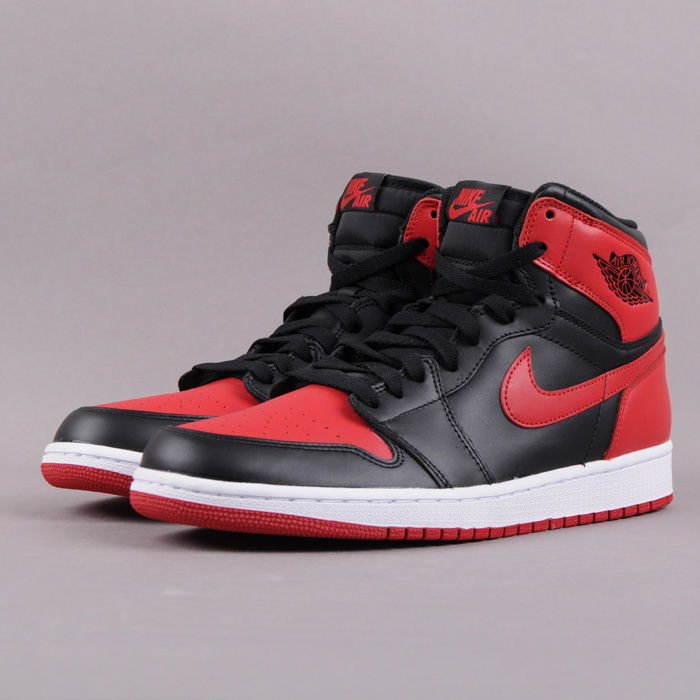 Tenisky a topánky Jordan Air Jordan 1 Retro High OG "Bred" Červená | 555088 023, 1
