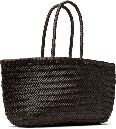 Tote bag Dragon Diffusion Dragon Diffusion Triple Jump Big Woven Leather Tote Hnedá | 8810, 1