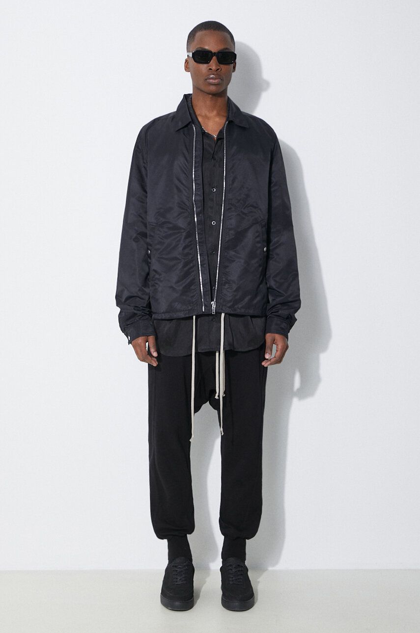Bunda Rick Owens Zipfront Jacket Čierna | DU01D1783.BRET1.09, 1