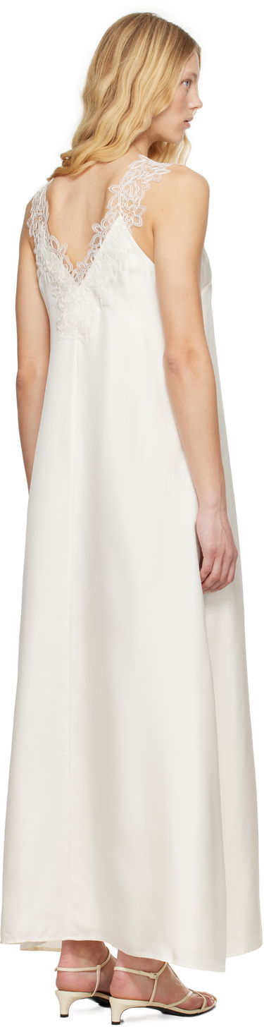 Šaty Róhe Rohe Silk Lace Maxi Dress Biela | 415-33-256, 2