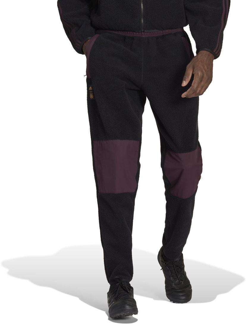 Nohavice adidas Performance Germany Lifestyler Fleece Čierna | hf4070