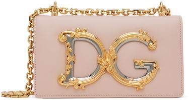 Taška cez rameno Dolce & Gabbana Pink 'DG' Shoulder Bag Ružová | BI1416 AW070, 0