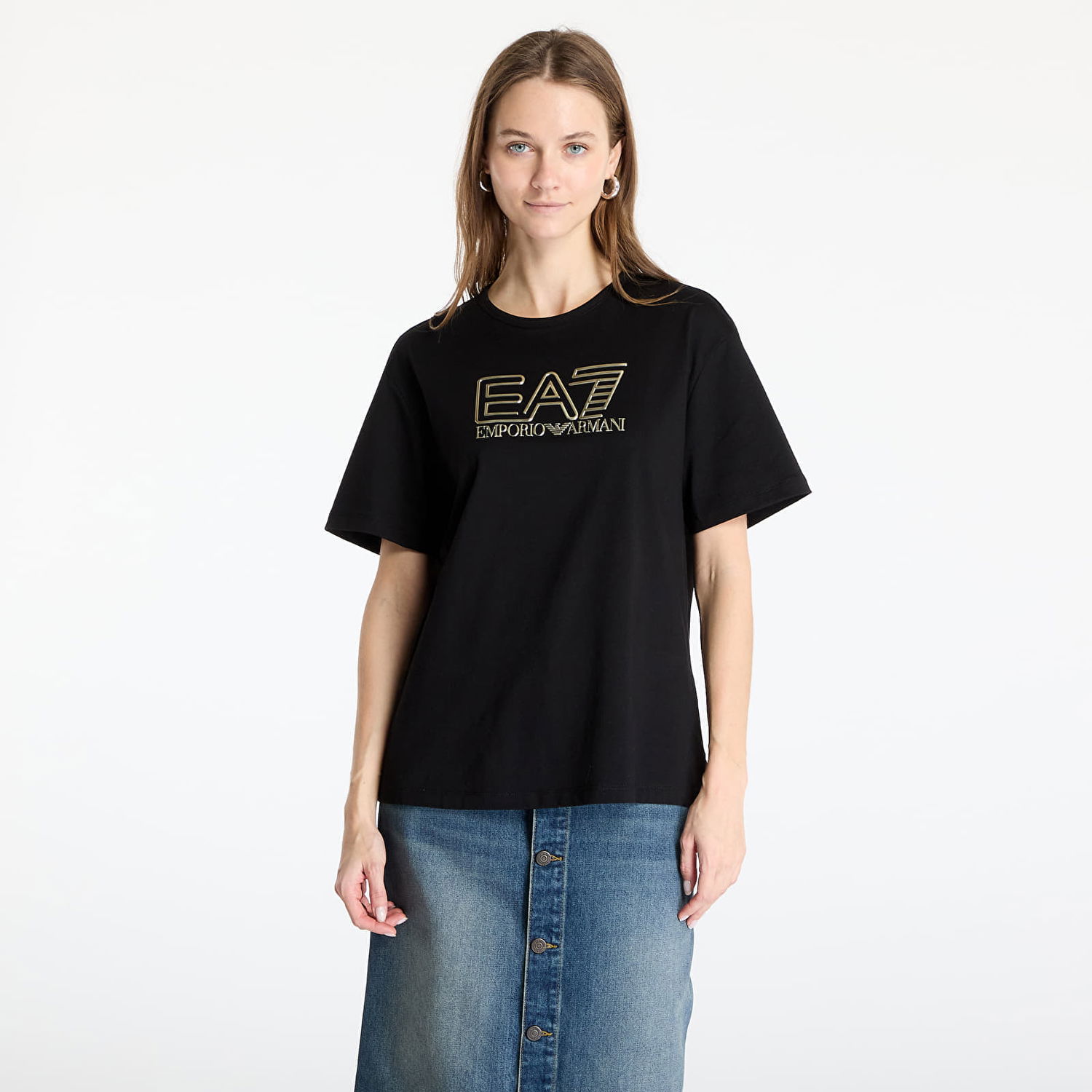 Tričko Emporio Armani EA7 Emporio Armani Train Visibility T-Shirt Čierna | 7W000098AF12503MC004, 0