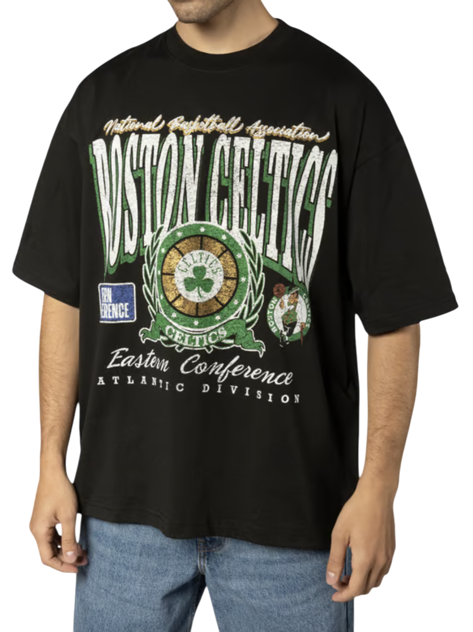 Tričko New Era Boston Celtics Vintage Graphic T-Shirt Čierna | 60571414-60571414, 0