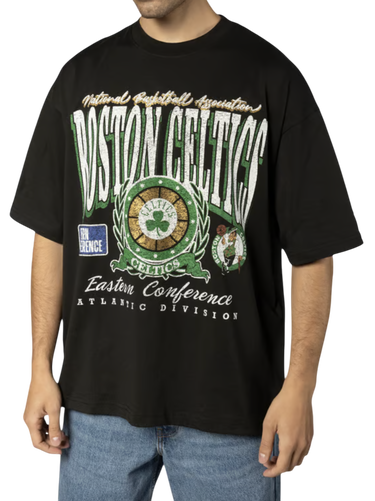 Tričko New Era Boston Celtics Vintage Graphic T-Shirt Čierna | 60571414-60571414, 0