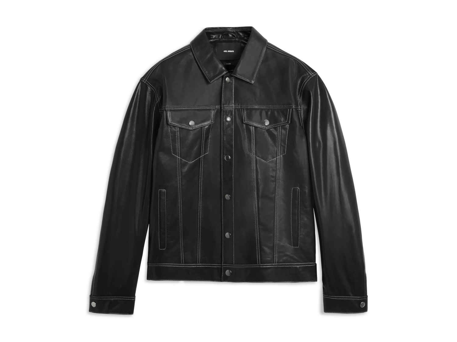 Bunda AXEL ARIGATO Kai Leather Jacket Čierna | A2209001, 1