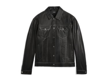 Bunda AXEL ARIGATO Kai Leather Jacket Čierna | A2209001, 1