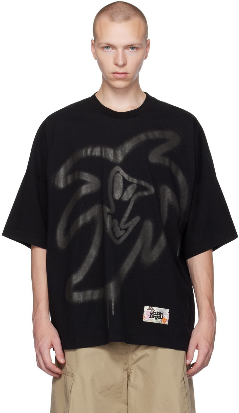 Tričko Palm Angels Black Hunter Čierna | PMAA041E23JER0011010, 0