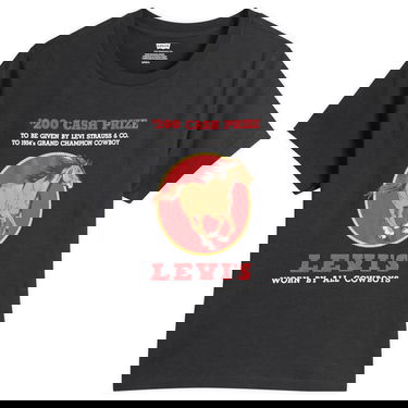Tričko Levi's Horse Print T-Shirt Čierna | A8804-0063, 0