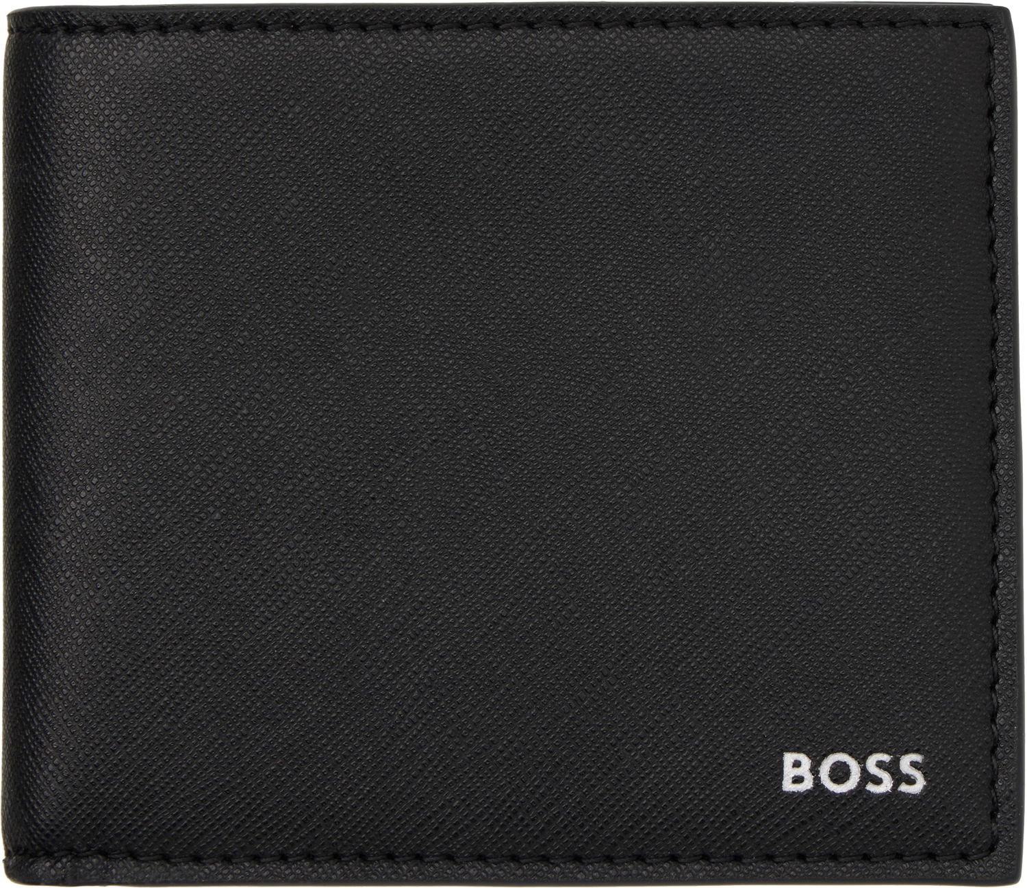 Peňaženka BOSS Saffiano Leather Wallet Čierna | 50536710, 0