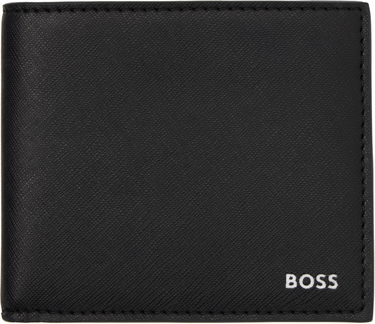 Peňaženka BOSS Saffiano Leather Wallet Čierna | 50536710, 0