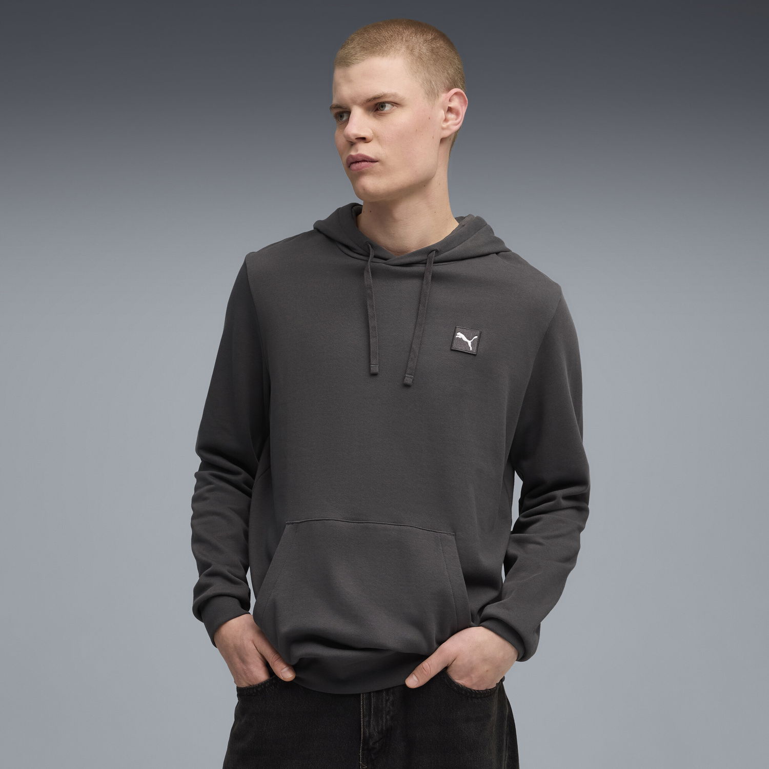 Mikina Puma Essentials Elevated Hoodie Šedá | 688254_44, 0