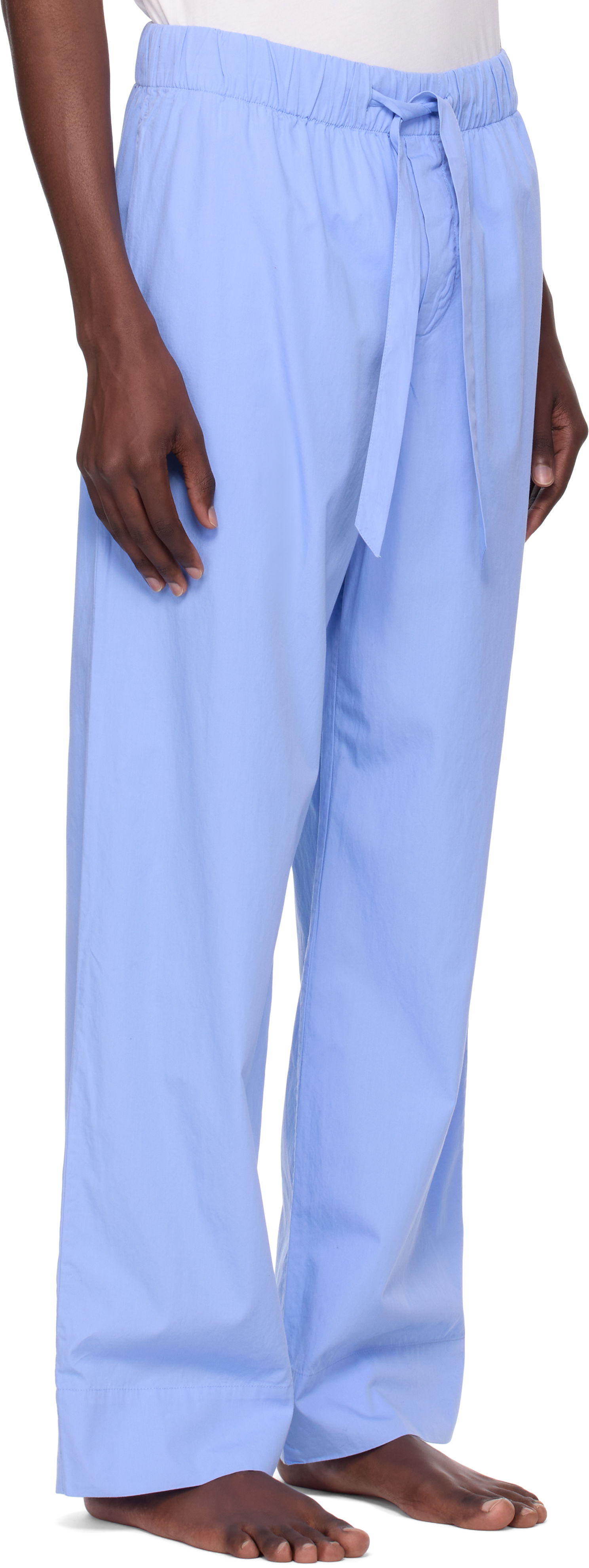 Pyžamo TEKLA Tekla Poplin Pyjama Pants Modrá | PPL-PANTS-346, 1