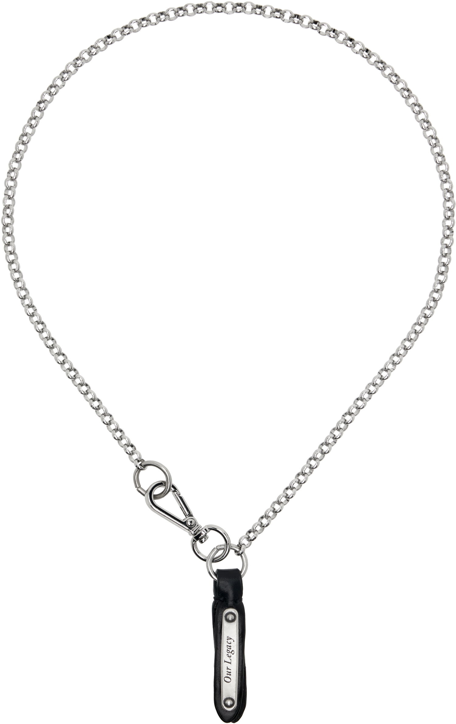 Kľúčenka OUR LEGACY Our Legacy Ladon Chain Necklace Metalická | A2258DLS, 0