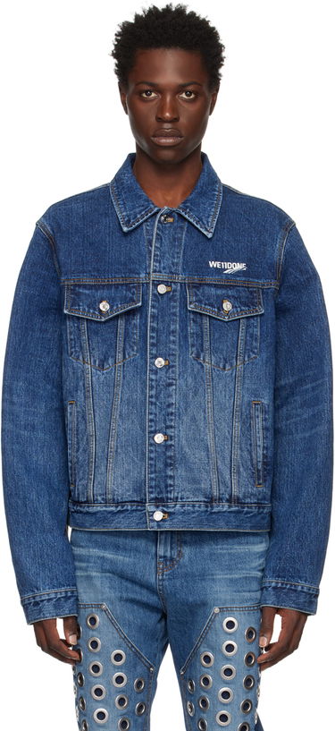 Bunda We11done We11done Faded Denim Jacket Modrá | WD-DJ3-22-318-U-BL, 0