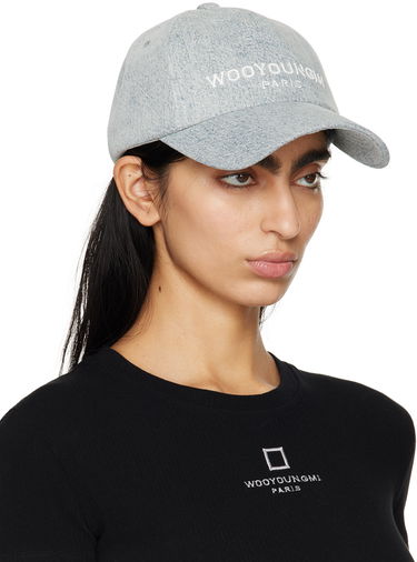 Šiltovka WOOYOUNGMI WOOYOUNGMI Embroidered Denim Baseball Cap Šedá | W241AC52, 1