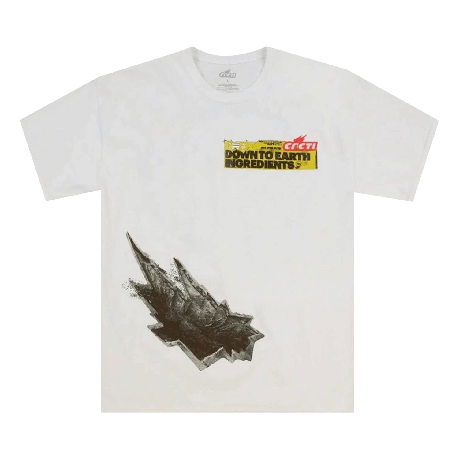 Tričko Cactus Jack by Travis Scott Brace For Impact Tee Biela | CACT SS13 WHIT, 1