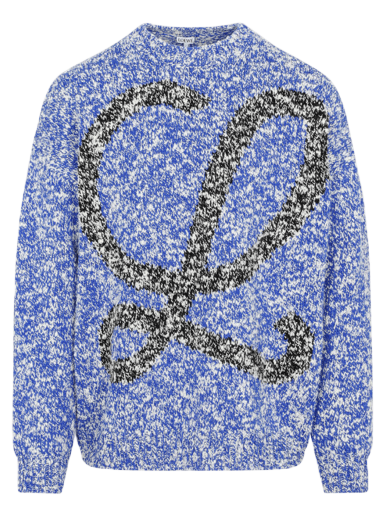 Sveter Loewe Crewneck Sweater Modrá | H526Y14KCE 5102