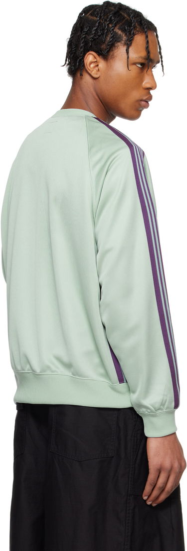 Mikina Needles Needles Track Crew Neck Sweatshirt Zelené | QV306, 2