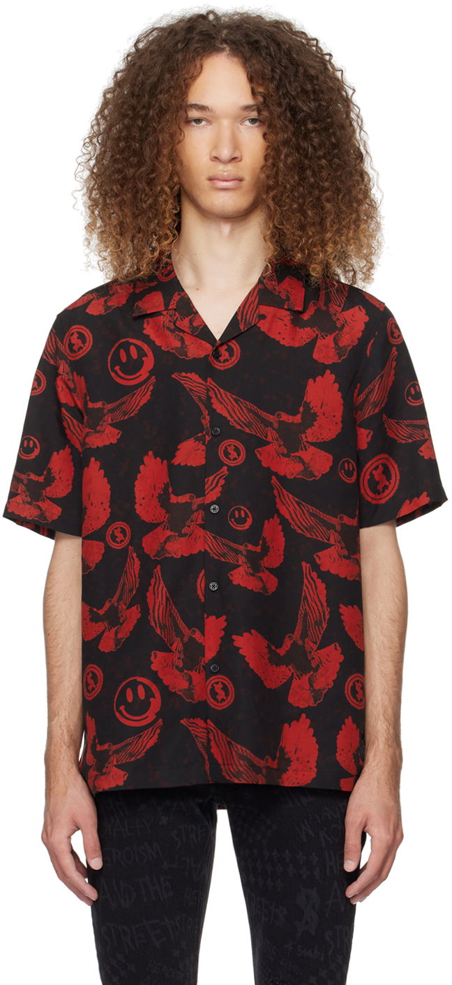 Košeľa Ksubi Flight Resort Shirt Červená | MPS24SH008, 0