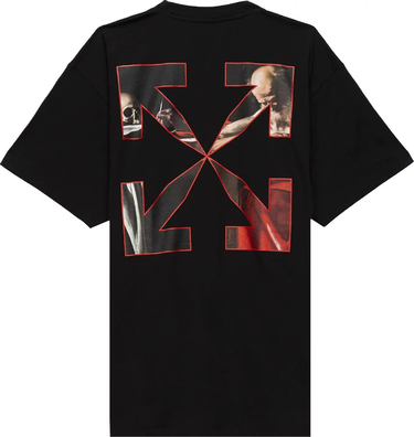 Tričko Off-White Caravaggio Print T-Shirt Size S Čierna | OMAA038R21JER003, 1