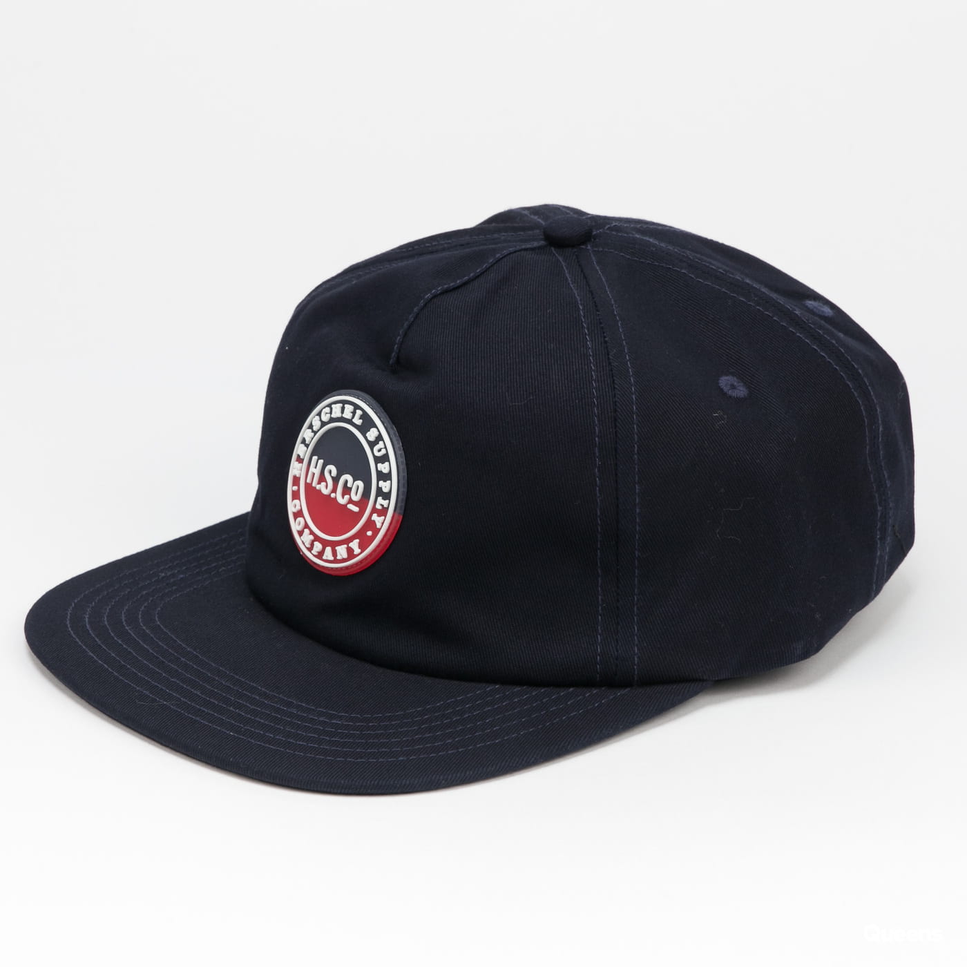 Šiltovka Herschel Supply CO. Scout Rubber Patch Snapback Čierna | 1172-1186, 0
