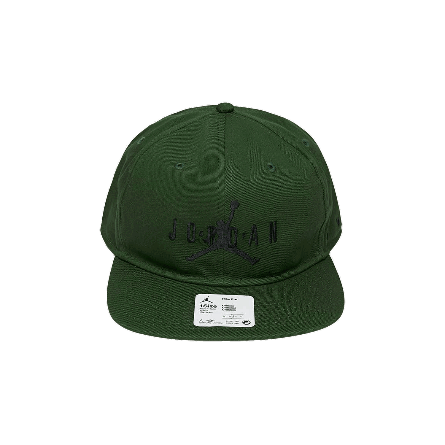 Šiltovka Jordan Off-White x Pro Jumpman Air Cap Zelené | DJ6195 394, 0