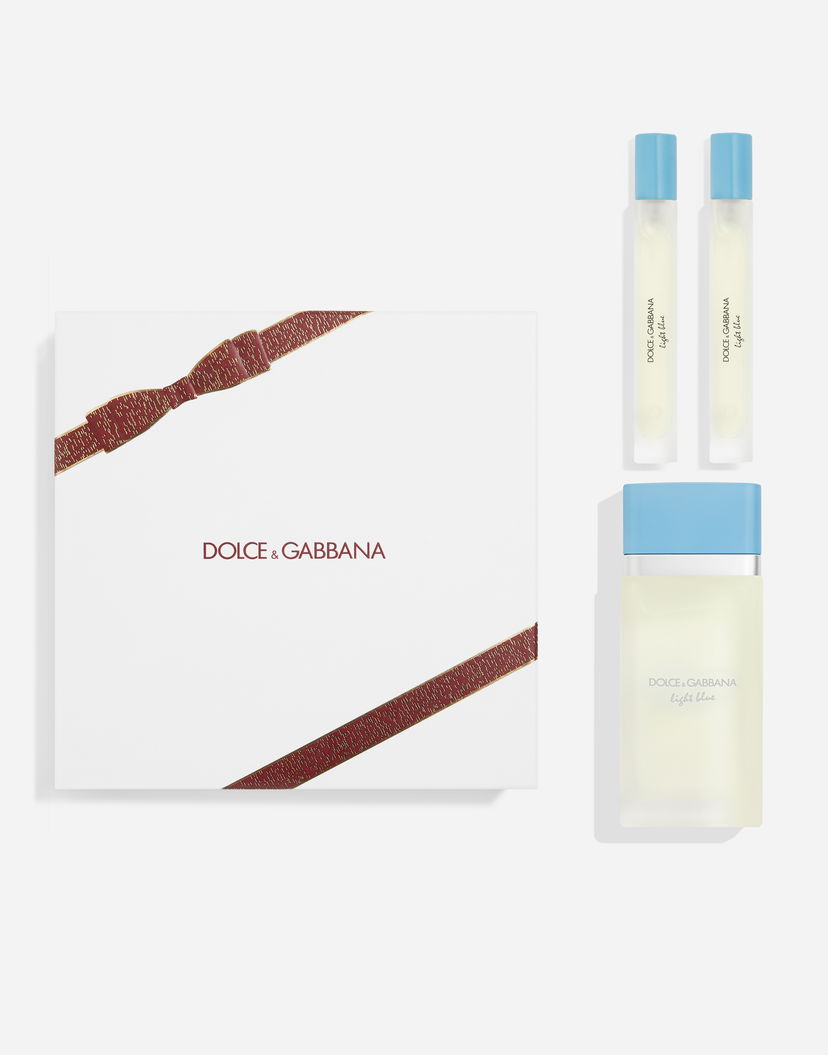 Parfémy a vône Dolce & Gabbana Light Blue Edt Trio Gift Set Biela | VT01LDVT0009V000