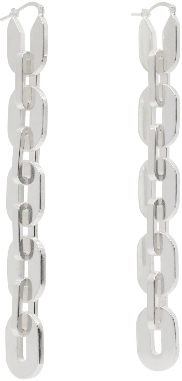 Náušnice Jil Sander Chain Earrings Šedá | J11VG0078_P4877, 1