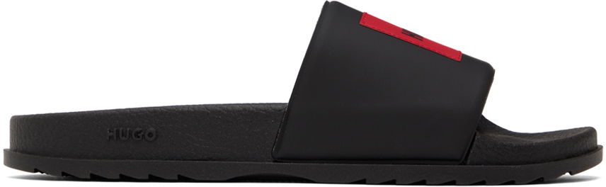 Tenisky a topánky BOSS Hugo Logo Sandals Čierna | 50471371, 0