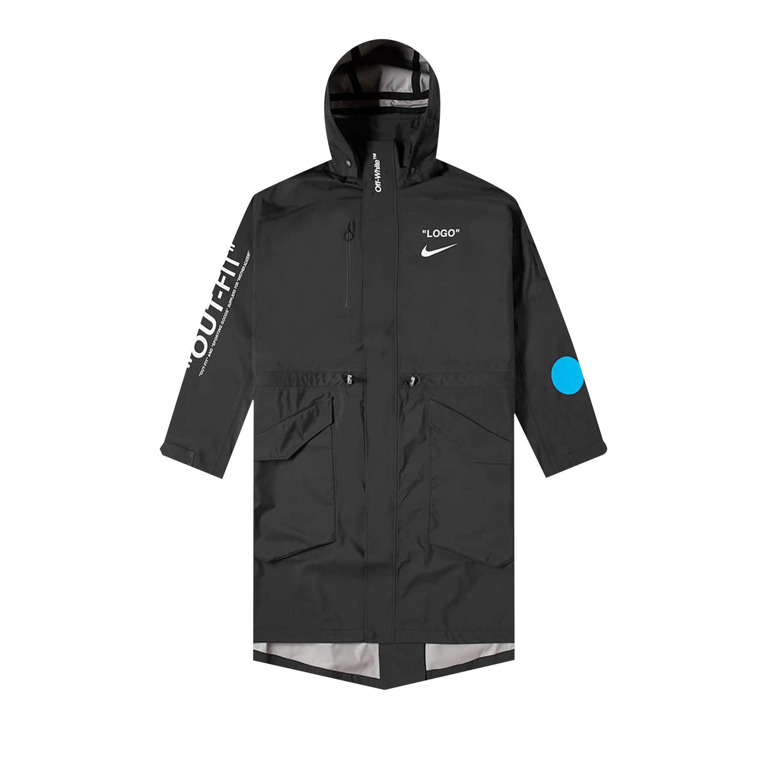 Parka Nike Nikelab x Off-White Mercurial NRG X Jacket Čierna | AA3256 010, 1