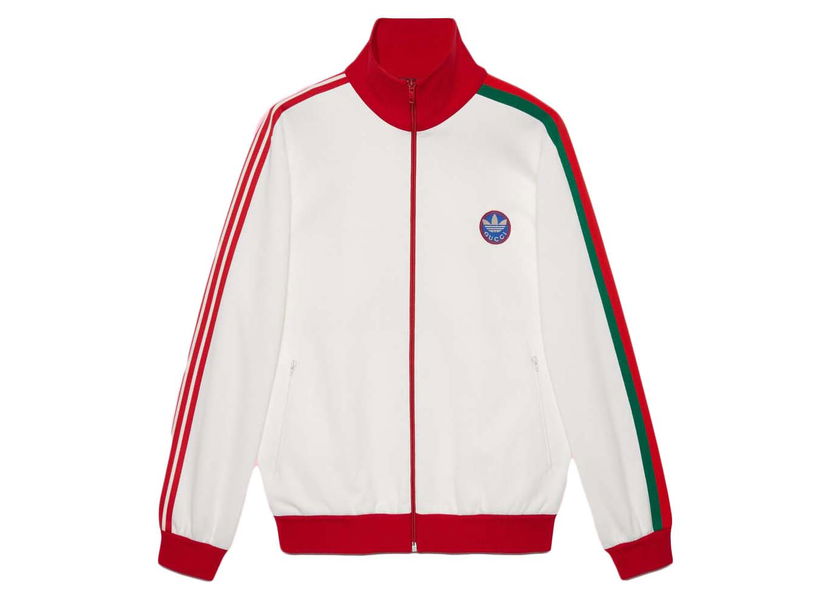 Bunda Gucci adidas x Cotton Jersey Jacket White Biela | 692108 XJEKY 9088