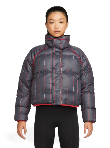 Prešívaná bunda Jordan Flight Puffer Jacket Šedá | DH0785-010