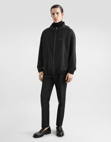 Bunda Dolce & Gabbana Dolce & Gabbana Hooded Woolen Jacket Čierna | G9BMVTFURK8N0000, 1