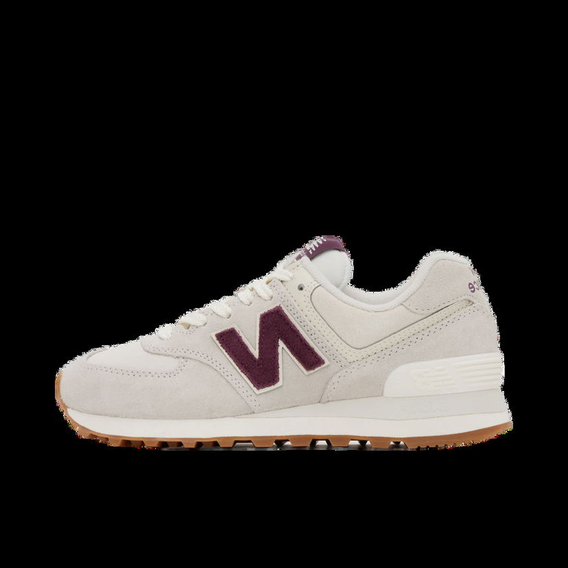 Tenisky a topánky New Balance 574 "White Burgundy" Biela | U574NOW